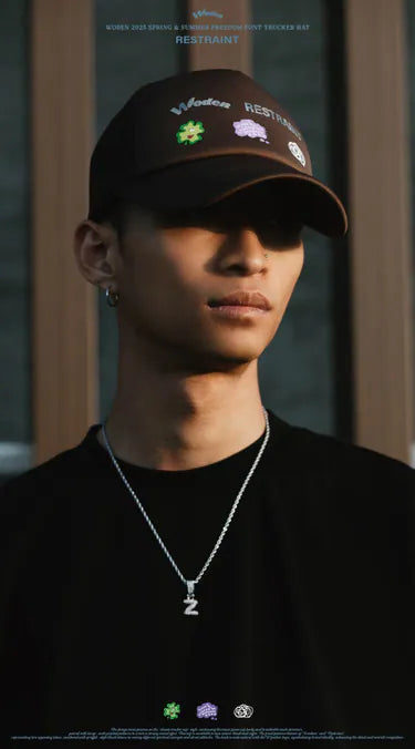 WODEN 2025 Spring & Summer 033 Freedom Font Trucker Hat