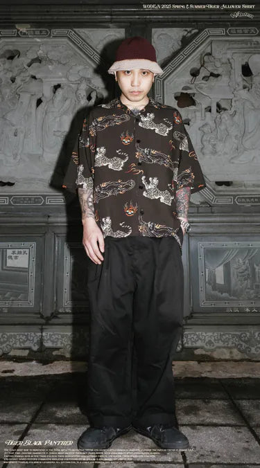 WODEN 2025 Spring & Summer 041 Tiger Allover Shirt