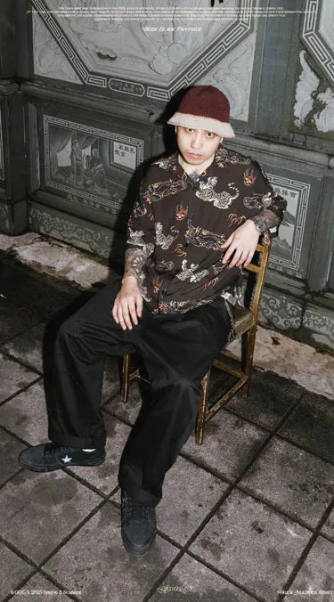 WODEN 2025 Spring & Summer 041 Tiger Allover Shirt