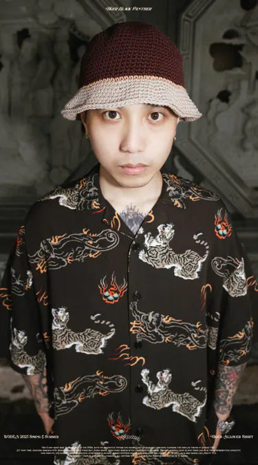 WODEN 2025 Spring & Summer 041 Tiger Allover Shirt