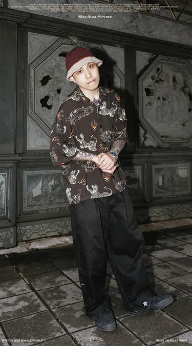 WODEN 2025 Spring & Summer 041 Tiger Allover Shirt