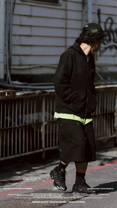 WODEN 2025 Spring & Summer 050 Doubleknee Capri Shorts