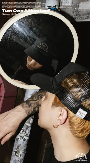 WODEN 2025 Spring & Summer 053 Retro Font Trucker Hat
