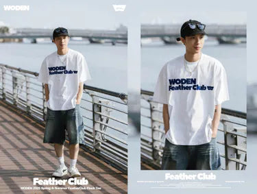 WODEN 2025 Spring & Summer 051 FeatherClub Flock Tee