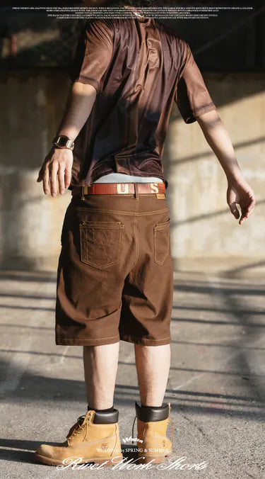 WODEN 2025 Spring & Summer 059 Rivet Work Shorts