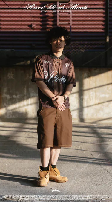 WODEN 2025 Spring & Summer 059 Rivet Work Shorts