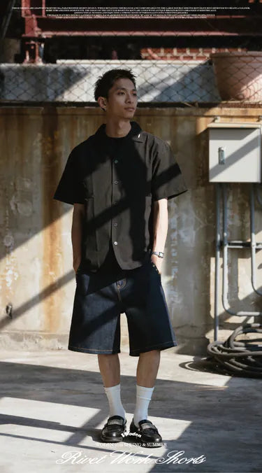 WODEN 2025 Spring & Summer 059 Rivet Work Shorts