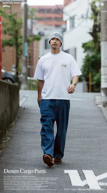 WODEN 2025 Spring & Summer 076 Denim Cargo Pants
