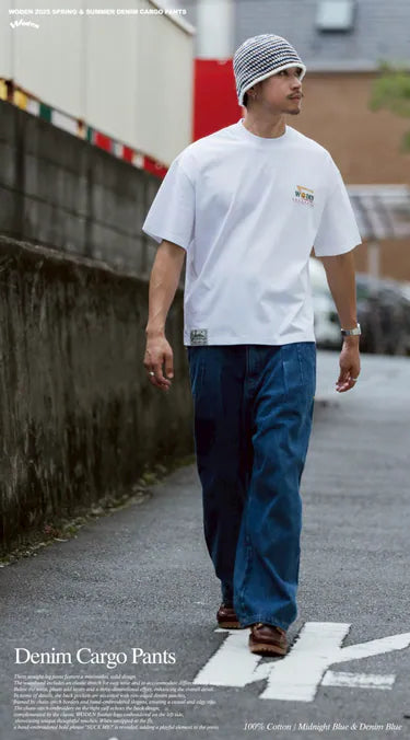 WODEN 2025 Spring & Summer 076 Denim Cargo Pants