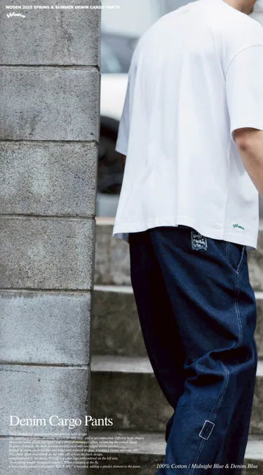 WODEN 2025 Spring & Summer 076 Denim Cargo Pants