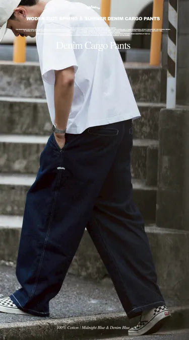 WODEN 2025 Spring & Summer 076 Denim Cargo Pants