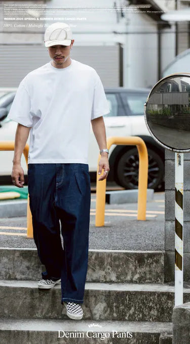 WODEN 2025 Spring & Summer 076 Denim Cargo Pants