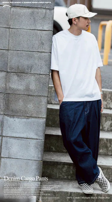 WODEN 2025 Spring & Summer 076 Denim Cargo Pants