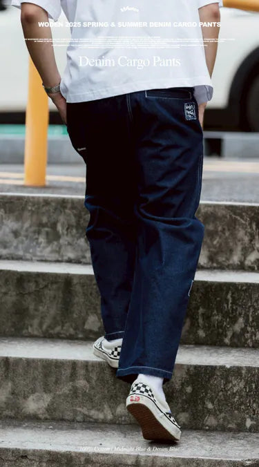 WODEN 2025 Spring & Summer 076 Denim Cargo Pants
