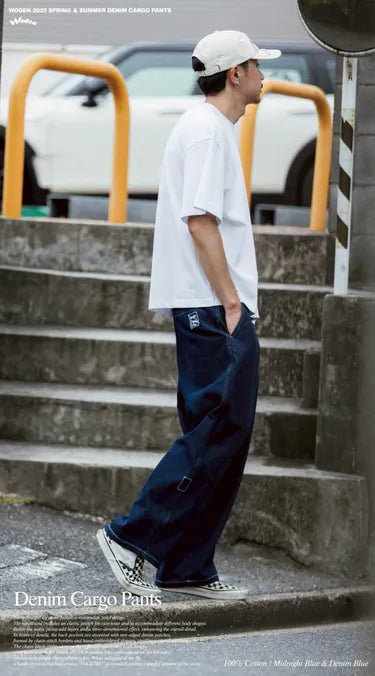 WODEN 2025 Spring & Summer 076 Denim Cargo Pants