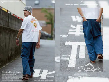 WODEN 2025 Spring & Summer 076 Denim Cargo Pants