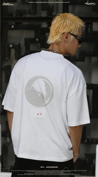 WD 25SS 071 X UD TAI CHI LOGO TEE