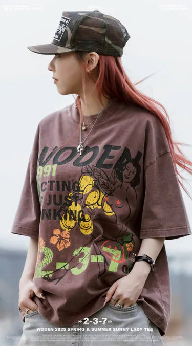 WODEN 2025 Spring & Summer 044 Sunny Lady Tee