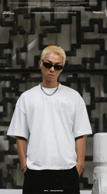 WD 25SS 071 X UD TAI CHI LOGO TEE