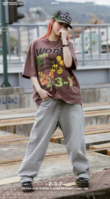 WODEN 2025 Spring & Summer 044 Sunny Lady Tee