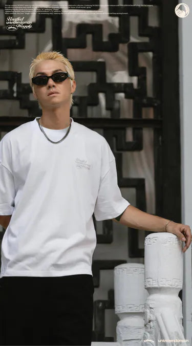 WD 25SS 071 X UD TAI CHI LOGO TEE