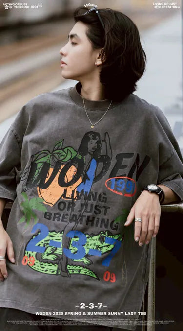 WODEN 2025 Spring & Summer 044 Sunny Lady Tee