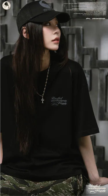 WD 25SS 071 X UD TAI CHI LOGO TEE