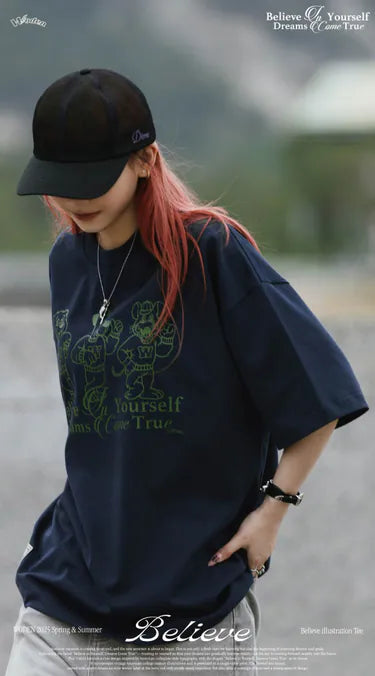 WODEN 2025 Spring & Summer 060 Believe illustration Tee