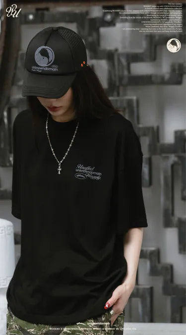 WD 25SS 071 X UD TAI CHI LOGO TEE