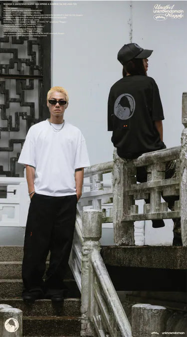 WD 25SS 071 X UD TAI CHI LOGO TEE