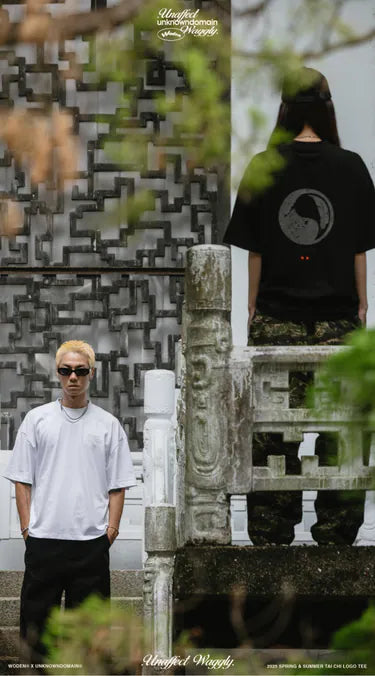WD 25SS 071 X UD TAI CHI LOGO TEE