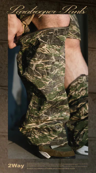 WODEN 2025 Spring & Summer 057 2Way Paratrooper Pants