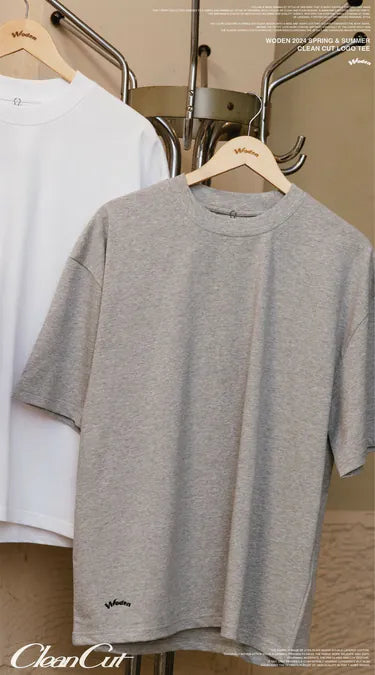 WODEN 2024 Spring & Summer 009 Clean cut LOGO Tee