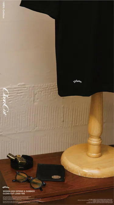WODEN 2024 Spring & Summer 009 Clean cut LOGO Tee