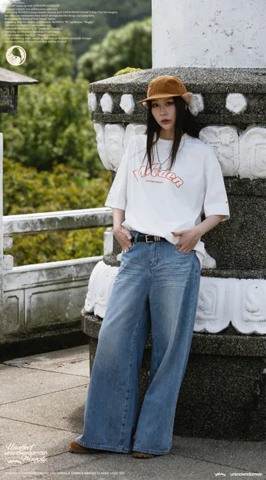 WD 25SS 070 X UD WASHED CLASSIC LOGO TEE