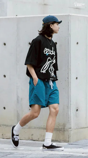 WODEN 2025 Spring & Summer 027 Offset Printing Training Shorts