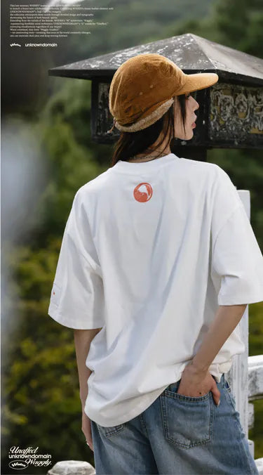 WD 25SS 070 X UD WASHED CLASSIC LOGO TEE