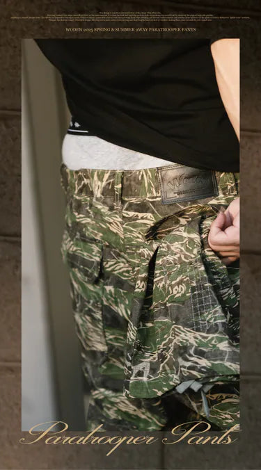 WODEN 2025 Spring & Summer 057 2Way Paratrooper Pants
