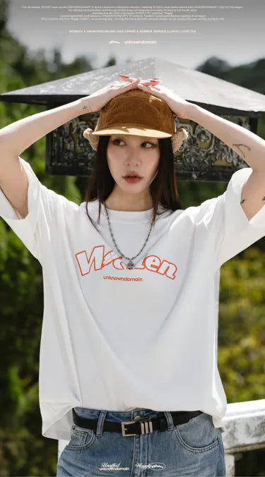 WD 25SS 070 X UD WASHED CLASSIC LOGO TEE