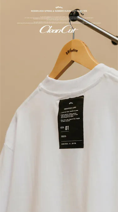 WODEN 2024 Spring & Summer 009 Clean cut LOGO Tee