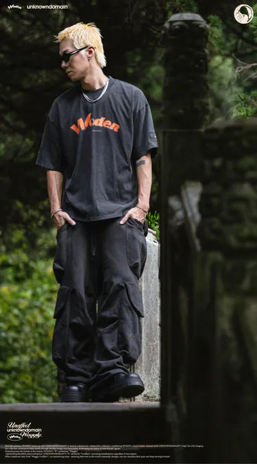 WD 25SS 070 X UD WASHED CLASSIC LOGO TEE
