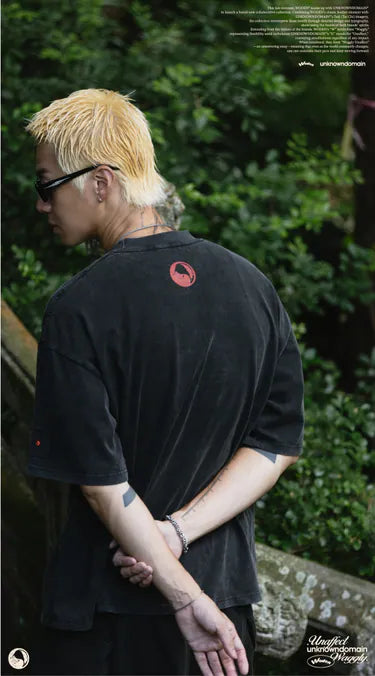 WD 25SS 070 X UD WASHED CLASSIC LOGO TEE