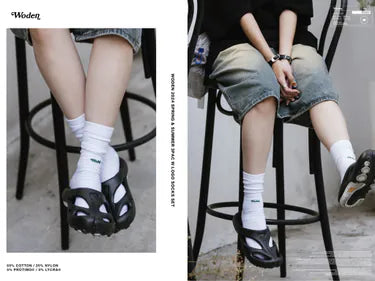 WODEN 2024 Spring & Summer 030 3Pac W LOGO Socks Set