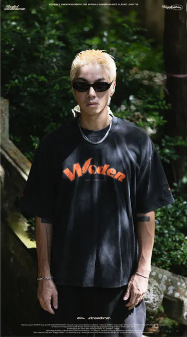 WD 25SS 070 X UD WASHED CLASSIC LOGO TEE