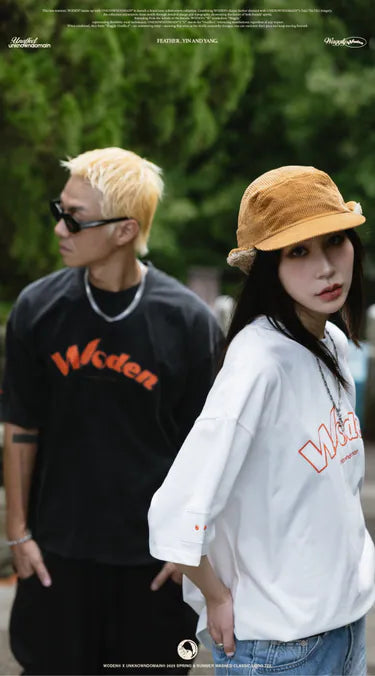 WD 25SS 070 X UD WASHED CLASSIC LOGO TEE