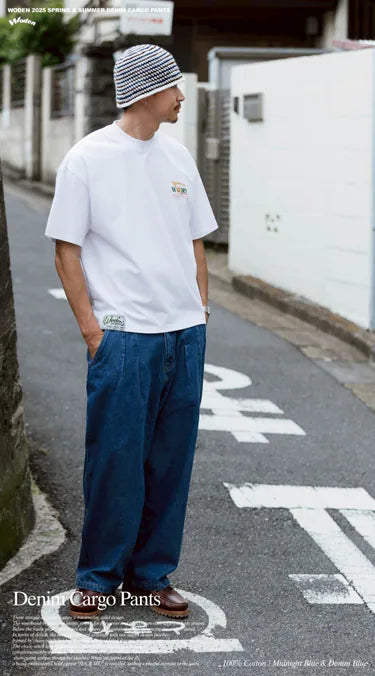 WODEN 2025 Spring & Summer 076 Denim Cargo Pants