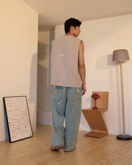 P.B.P VINTAGE LOOSE-FIT TANK TOP