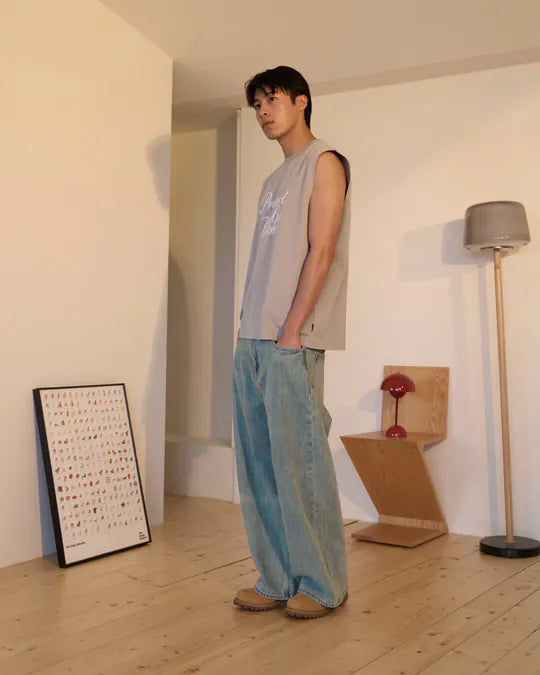 P.B.P VINTAGE LOOSE-FIT TANK TOP