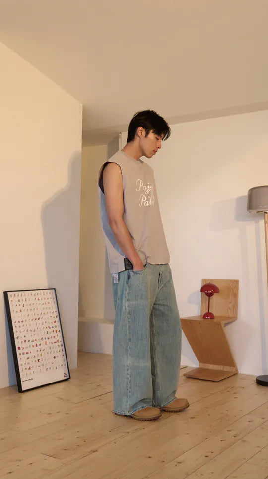 P.B.P VINTAGE LOOSE-FIT TANK TOP
