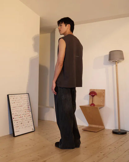 P.B.P VINTAGE LOOSE-FIT TANK TOP